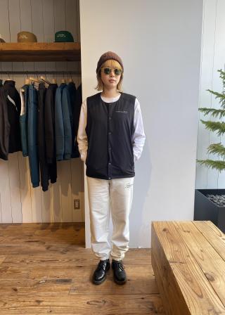 SATURDAYS SURF NYC ダウンベスト オリーブグリーン L SATURDAYS SURF NYC ダウンベスト オリーブグリーン L - メルカリ