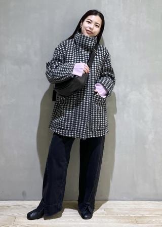 新品タグ付き アダムエロペ スタンドカラーブルゾン アウター 定価25,960円 ADAM ET ROPE' ジャケット ブルゾン 「WEB限定」スタンドカラー