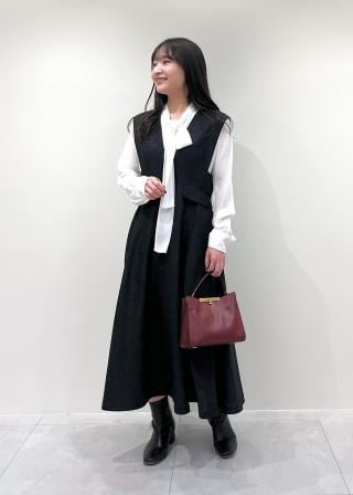 ROPE ペイズリー柄ジャンパースカート ROPÉ(ロペ) / ペイズリー柄ジャンパースカート (ワンピース