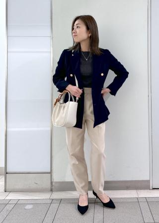 ROPÉ PICNIC(ロペピクニック) / セットアップ対応/無地＆ストライプ金