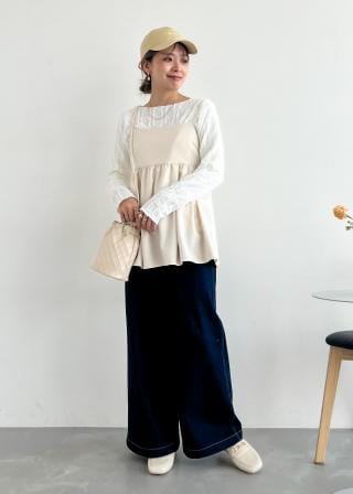 専用・ローマの休日　フェニックス　キャミソール　m ADAM ET ROPÉ FEMME(アダム エ ロペ ファム) / 【WEB限定】フェザー