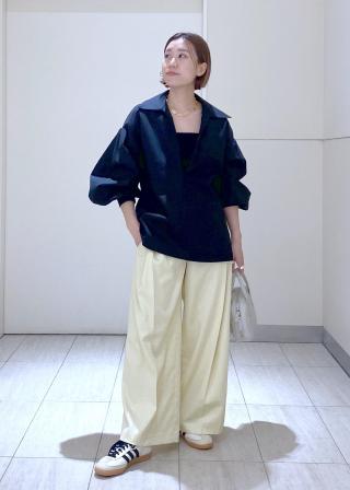 ADAM ET ROPE タックスリーブスキッパーシャツ ADAM ET ROPE'｜タックスリーブスキッパーシャツ | Rakuten
