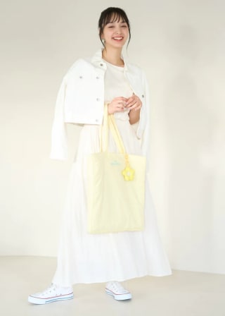 【GUMZZI】ラッフルショート丈ロールアップジャケットto28656 ROPÉ PICNIC R(ロペピクニック アール) / ショート丈ホワイト