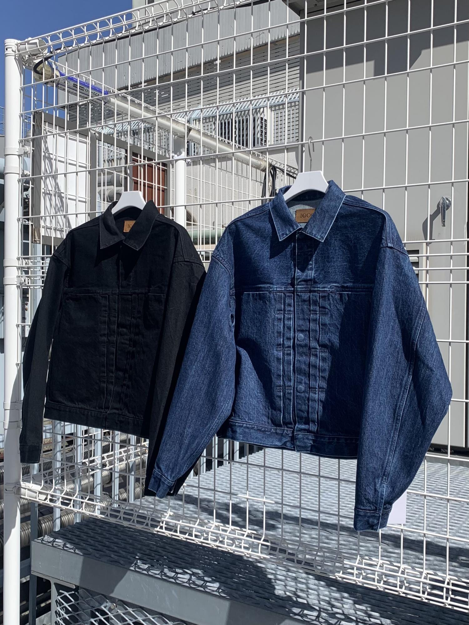 ジャケット・アウター THOUSANDS INVISIBLE PLEATED DENIM JACKET INVISIBLE PLEATED DENIM JACKET ver1.1 – THOUSANDS