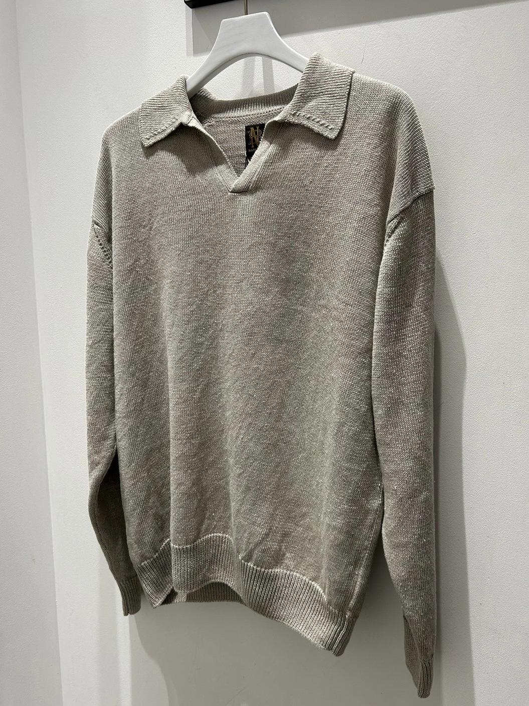 トップス BATONER WASHED HIGH COUNT LINEN POLO 1 Women WASHED HIGH COUNT LINEN POLO SKIPPER - BATONER｜ONLINE