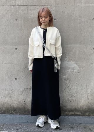 ROPÉ エレガンスジャガードブルゾン ROPÉ PICNIC(ロペピクニック) / カルゼフクレジャガードブルゾン