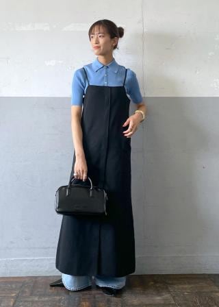 AURALEE オーラリー リブニット ポロシャツ SIZE0 AURALEE】 GIZA HIGH GAUGE RIB KNIT POLO / HARD TWIST WOOL