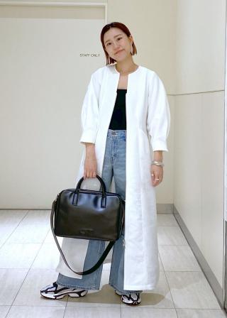 24SS✨アダムエロペ ステッチジャガード ワンピース　羽織り　コート 24SS✨アダムエロペ ステッチジャガード ワンピース 羽織り
