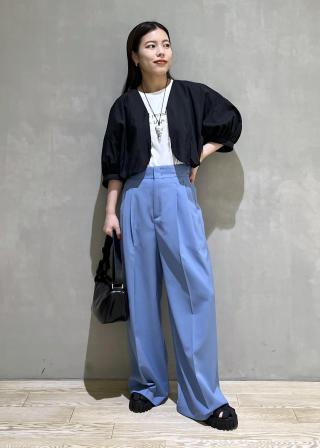 定価19,800円 新品タグ付き アダムエロペ バルーンヘムブラウス