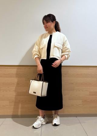 ROPÉ エレガンスジャガードブルゾン ROPÉ PICNIC(ロペピクニック) / カルゼフクレジャガードブルゾン