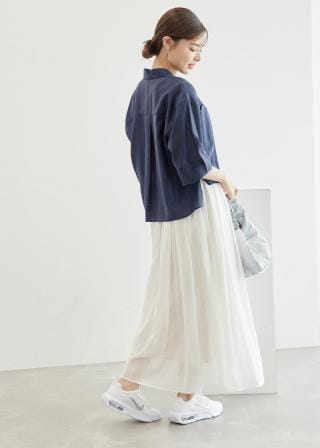 クロップドシアーシャツ (トップス / シャツ/ブラウス) 通販