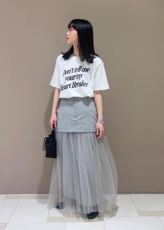 【ADAM ET ROPE 】チュールドッキングスカート チュールドッキングスカート / ayami / ADAM ET ROPÉ FEMME ｜J