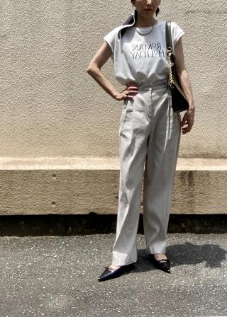 【新品タグ付】ROPE オードリー・ヘプバーン フレンチスリーブTシャツ 新品タグ付】ROPE オードリー・ヘプバーン フレンチスリーブT