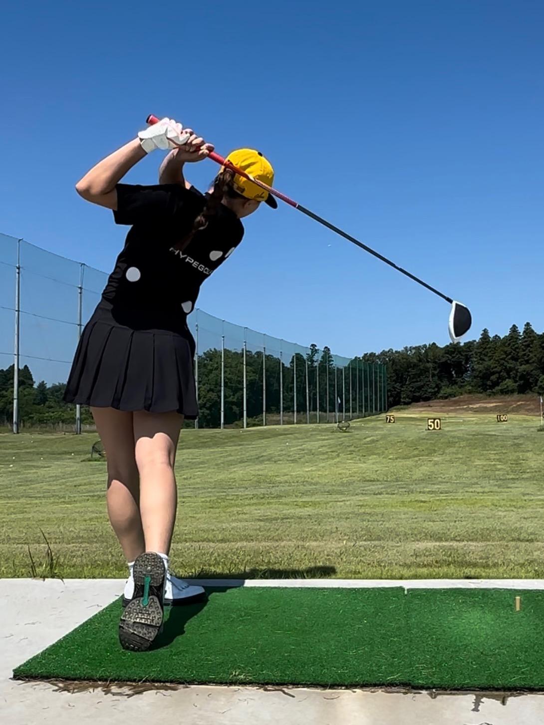 Hypegolfのウェアを着てラウンドに行ってきました！ / Midori 