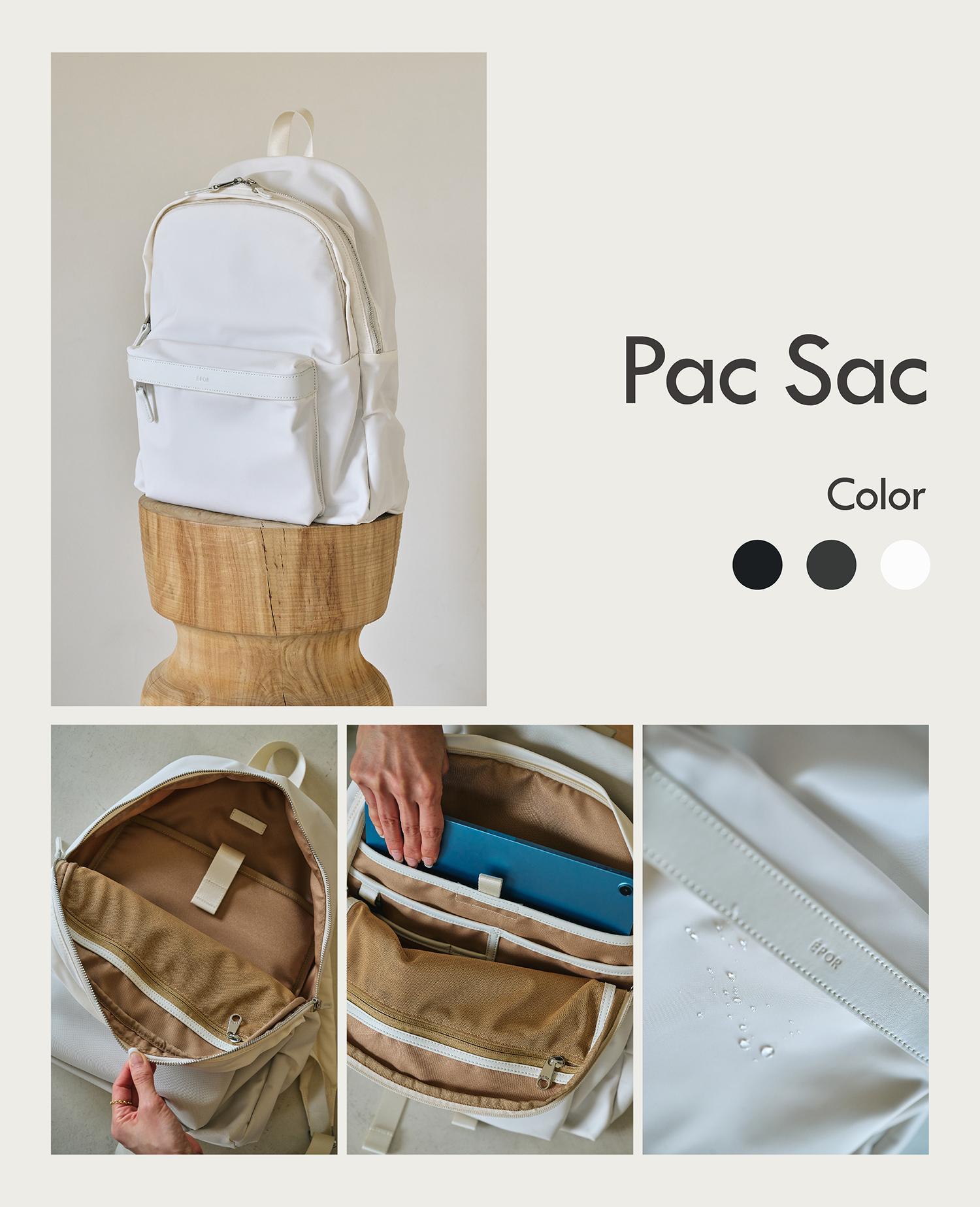 epor リュック ROPE'｜【E'POR】【A4/PC対応・撥水・軽量】Pac Sac(パックサック