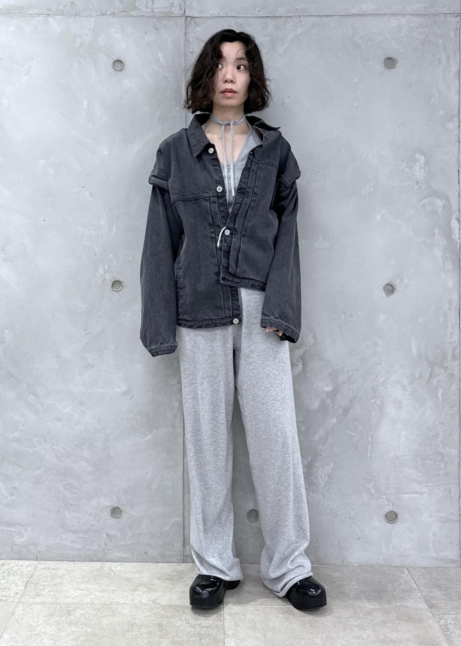 サロン アダム エ ロペ　kuro DENSE DENIM JACKET 楽天市場】【KURO(クロ)】DENSE DENIM JACKET SALON adam et