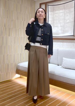 ROPÉ(ロペ) / シルク混リアクティブデニムGジャン (ジャケット