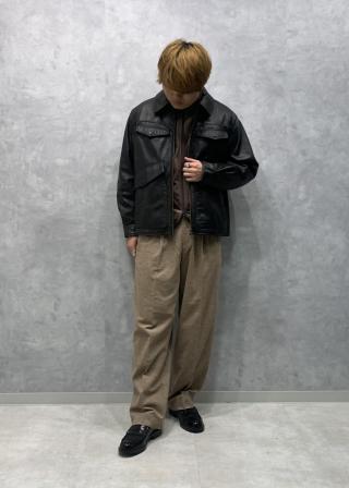 ADAM ET ROPÉ HOMME(アダム エ ロペ オム) / ルーズシルエット ベロア