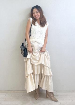 VIS(ビス) / リボンヤーンニットベスト (トップス / ベスト) 通販｜J