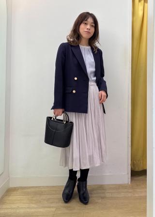 【希少】 d.i.a. ビッグゴールドボタン派手ジャケット ROPÉ PICNIC(ロペピクニック) / ウールライクサージ金ボタンジャケット