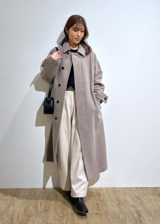 ROPÉ PICNIC(ロペピクニック) / JAPAN FABRICスタンドカラーロング