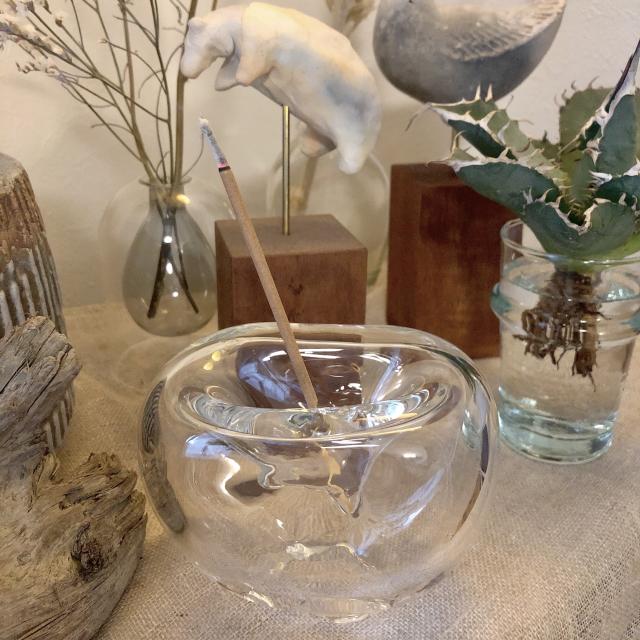 LAN】Incense stand slant clear / yuka / SALON adam et ropé ｜J