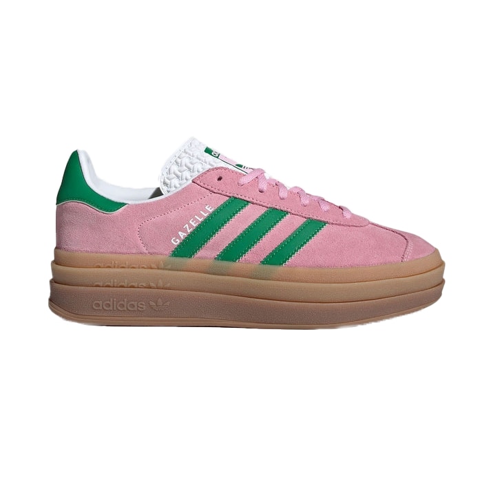 adidas Gazelle ピンク/グリーン スニーカー adidas GAZELLE BOLD W 