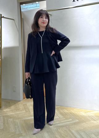 ROPÉ(ロペ) / トリアセダブルクロスペプラムブラウス/イージー