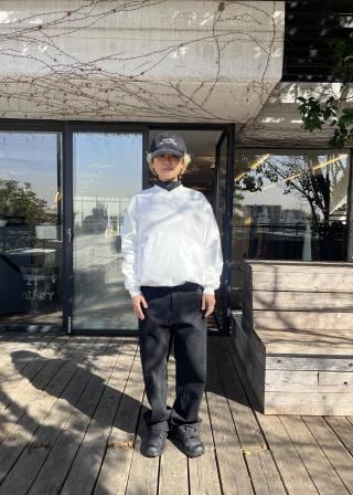 Plage stretch linen ジャケット COTTON LINEN EASY ジャケットのコーディネートスナップ（risa