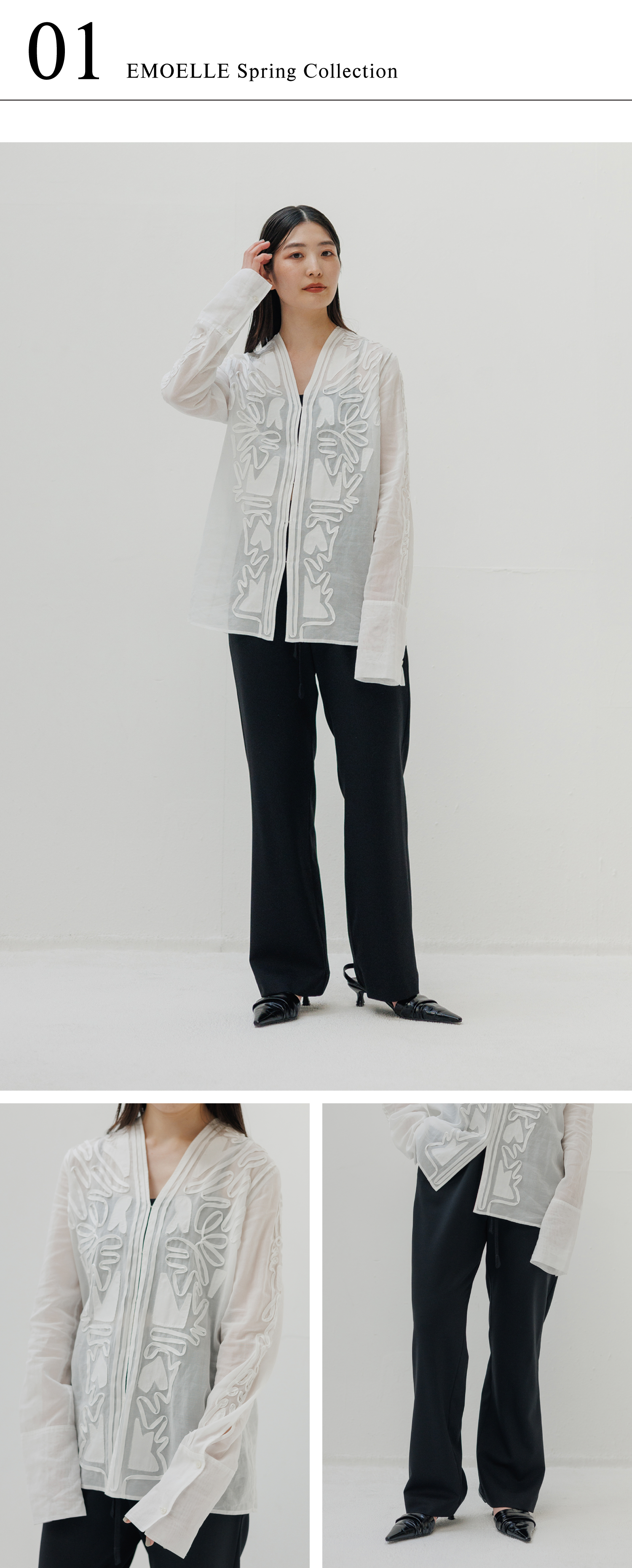 【SELF-PORTRAIT】エレガント♪3Dスパンコールジャケット JUNRed 2024 SPRING COLLECTION | J'aDoRe JUN ONLINE