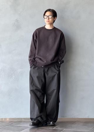 ★AMOMENTO アモーメント★COTTON NYLON FATIGUE PANTS★パンツ AMOMENTO / COTTON NYLON FATIGUE PANTS アモーメント 23FW