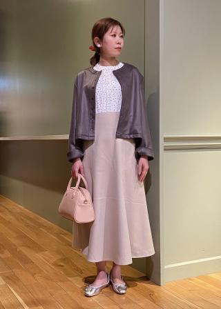 ROPÉ PICNIC(ロペピクニック) / ドット柄ドッキングワンピース