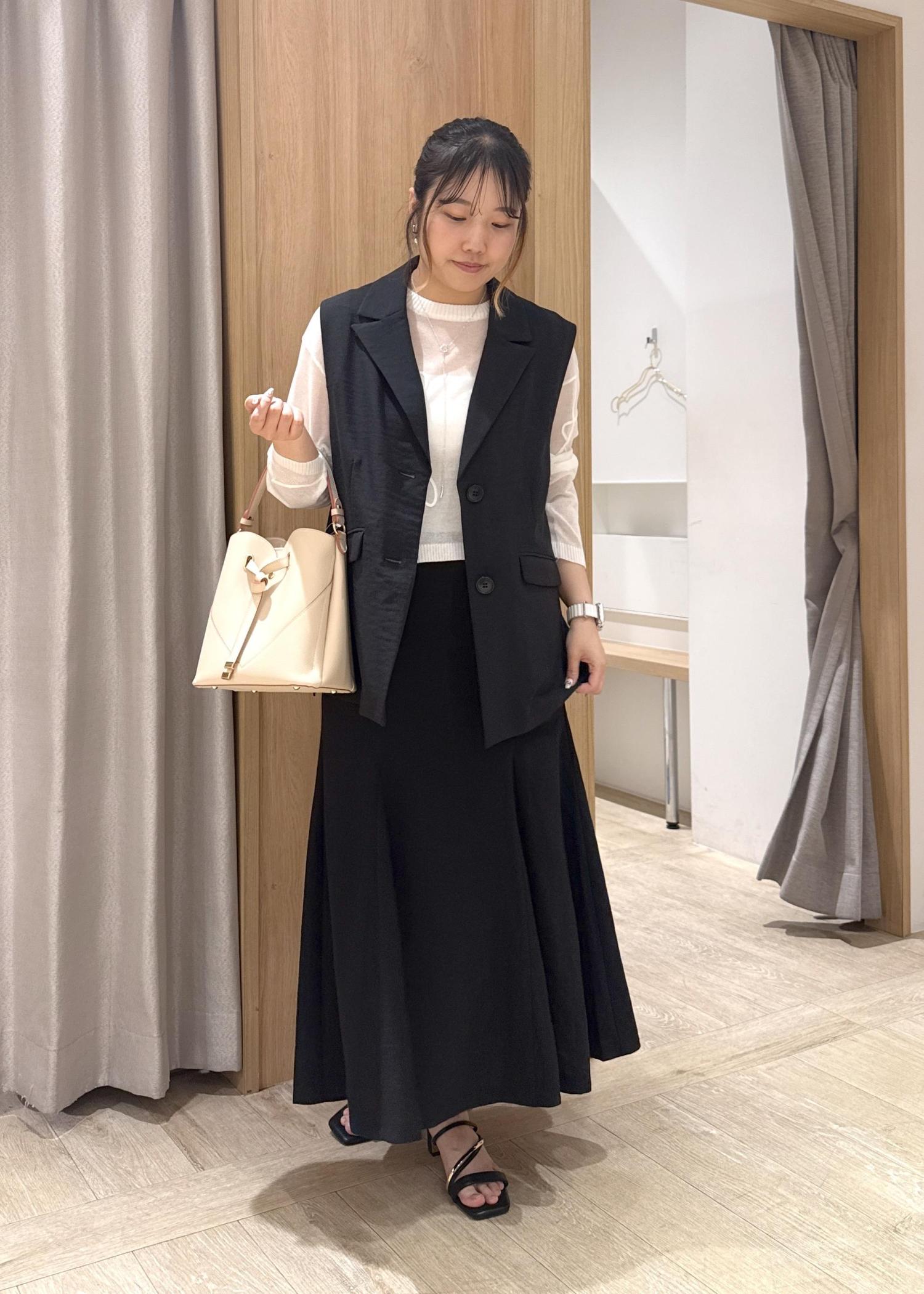 COMME CA ISM｜ファンシーツイード ロングジレ | Rakuten