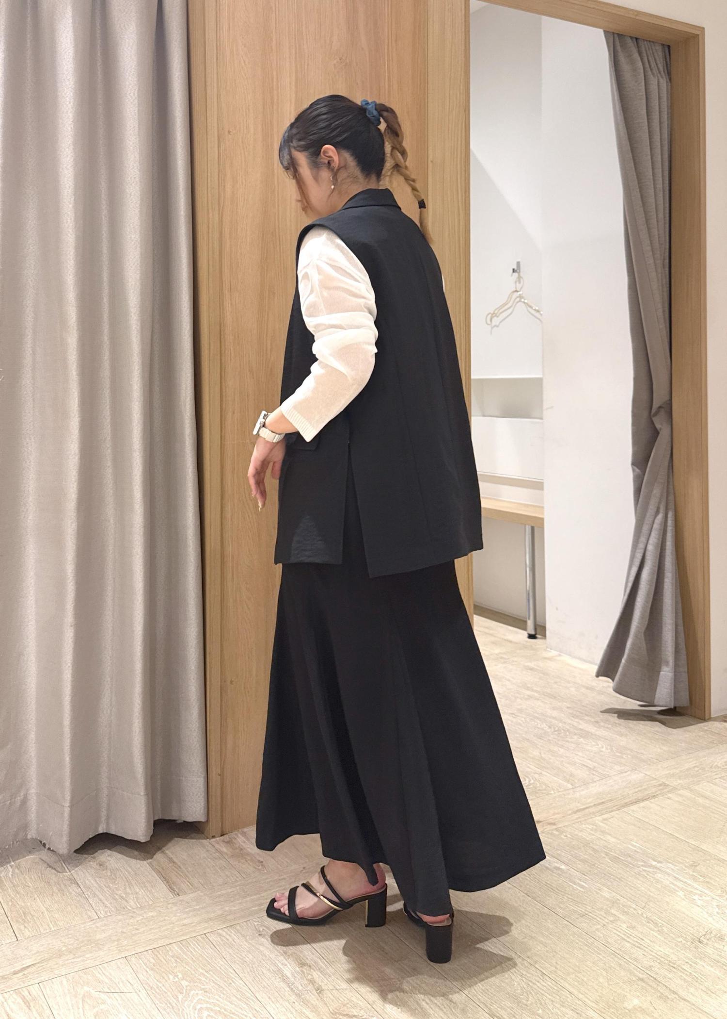 COMME CA ISM｜ファンシーツイード ロングジレ | Rakuten