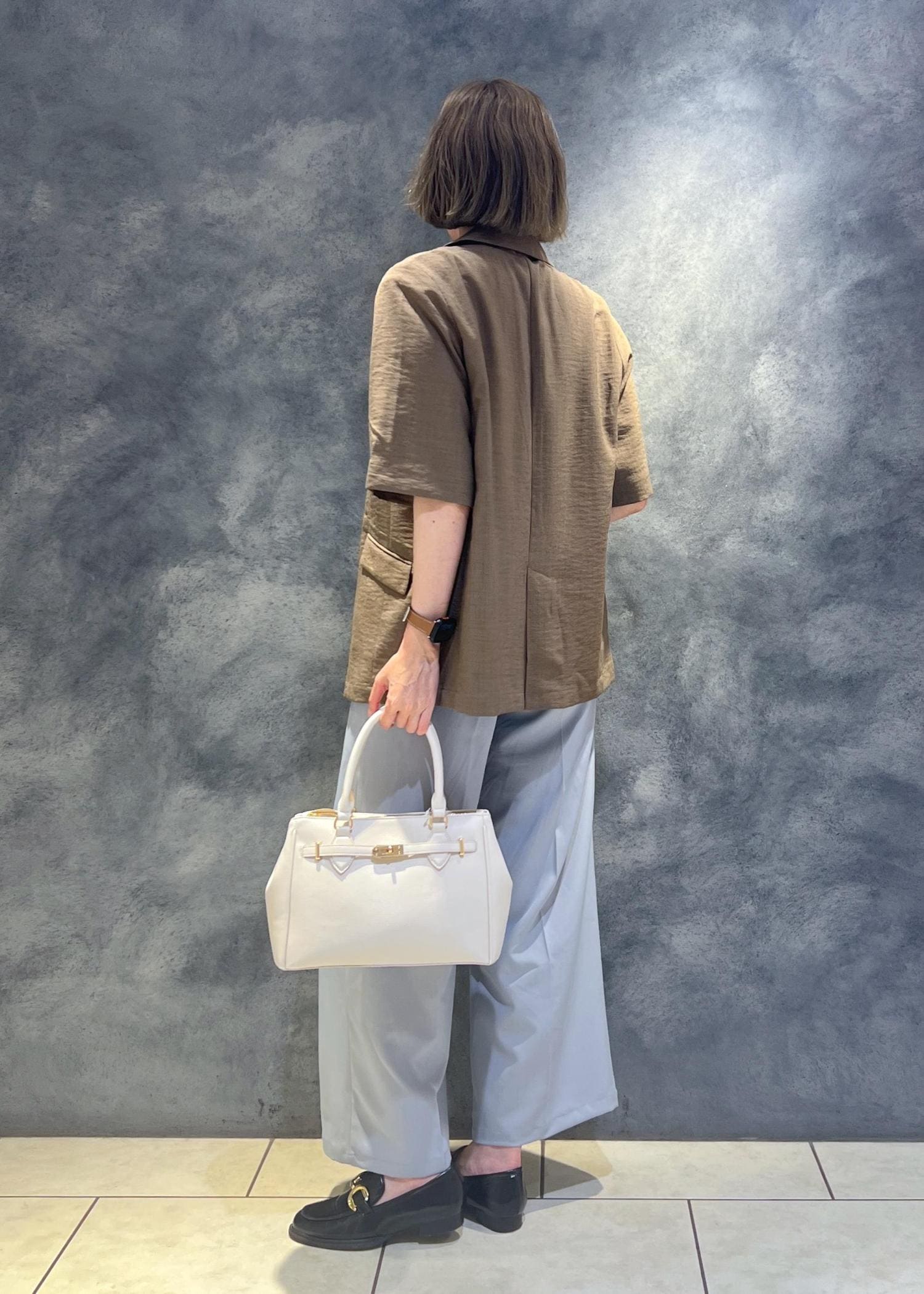 専用　新品未使用　cygne 新品　シーニュ　ツイードジャケット　Lydie 新品 シーニュ cygne レザーボタンツイードジャケット Lydie+