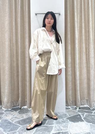 ベースレンジ　アダムエロペ別注　ROJAS BLOUSE シルクネップブラウス ベースレンジ アダムエロペ別注 ROJAS BLOUSE シルクネップ