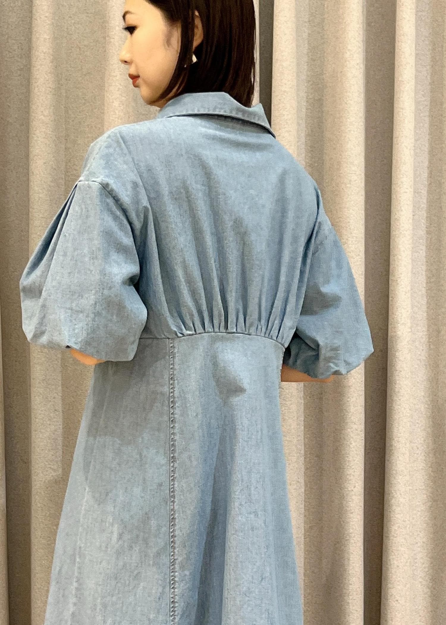 【超美品】あんまり売れて欲しくないデニムミニワンピ SOMETHING/別注 デニムミニワンピース｜Daytona Park(FREAK'S