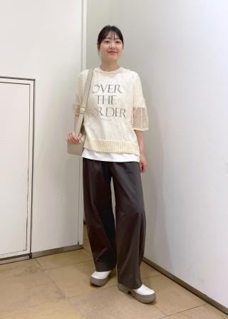 ニット セーター ギマコットンスパンコールプルオーバー レディース SALON adam et ropé(サロン アダム エ ロペ) / ギマコットン