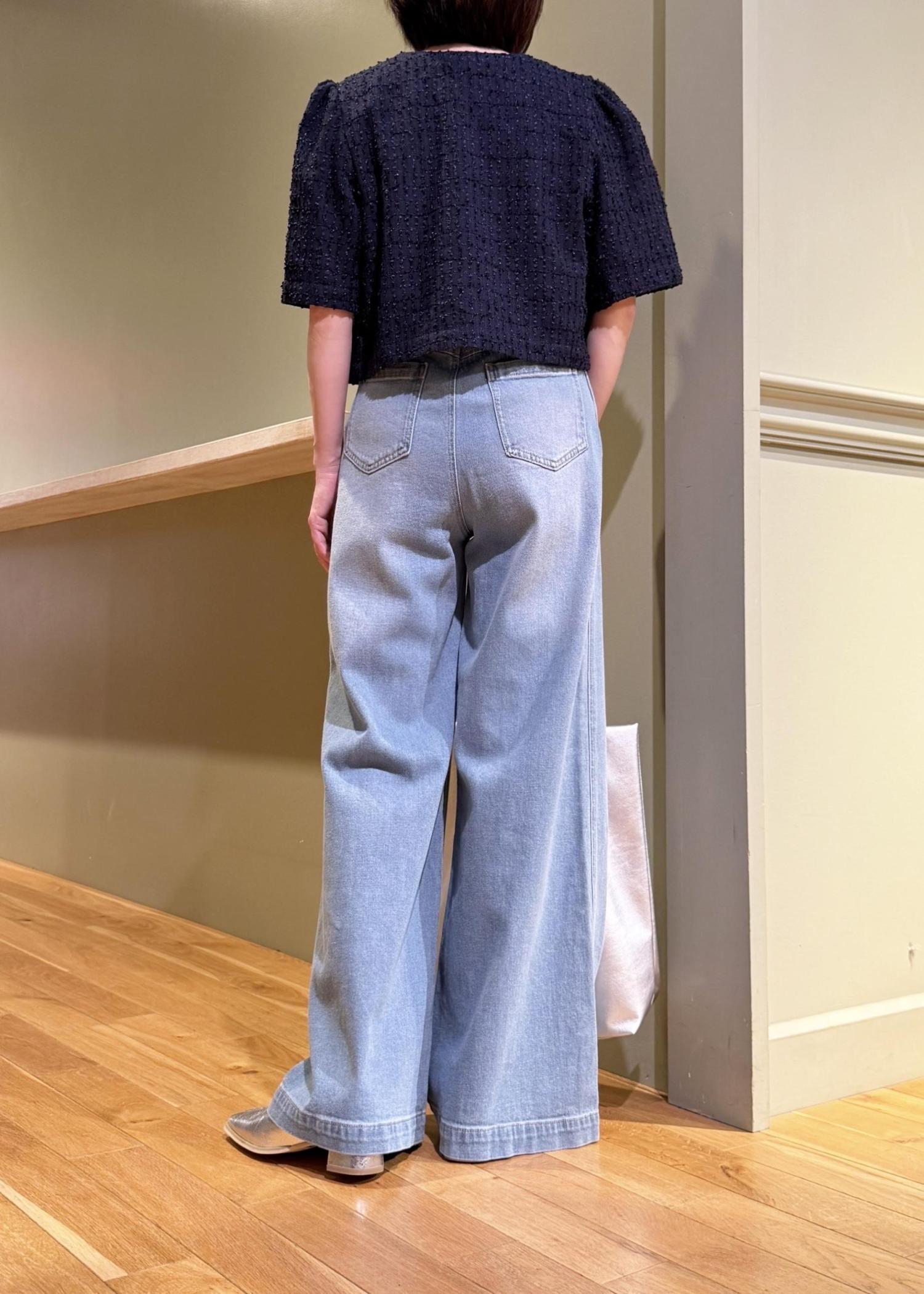 【コットンツィード♪上品コーデ】Dior ショートジャケット DIOR | ショートスリーブ ジャケット マクロカナージュ コットン