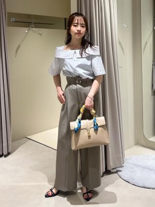 【ak断捨離中！】kana チュールトップス　オケージョン クールタッチ後ろ開きトップス 接触冷感 レディース (郵2