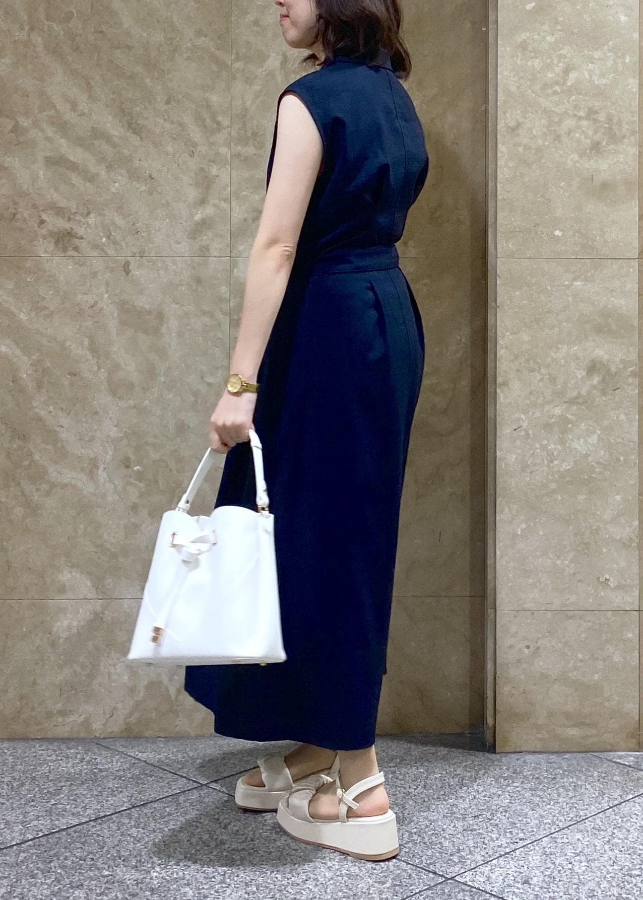 【シックな装いで大人らしさ全開♪】Dior ワンピース ジオメトリック柄ワンピース(504950944) | AND COUTURE(AND
