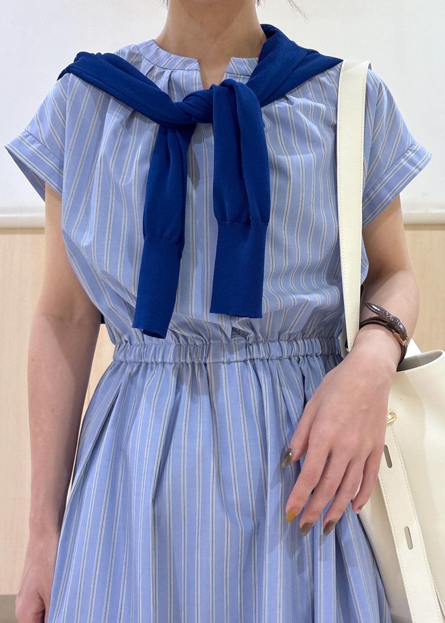VOYAGER 様おまとめ2点✨relume カーディガン ストライプワンピース ストライプワンピースコーデ / Ayumi / ROPÉ PICNIC ｜J'aDoRe