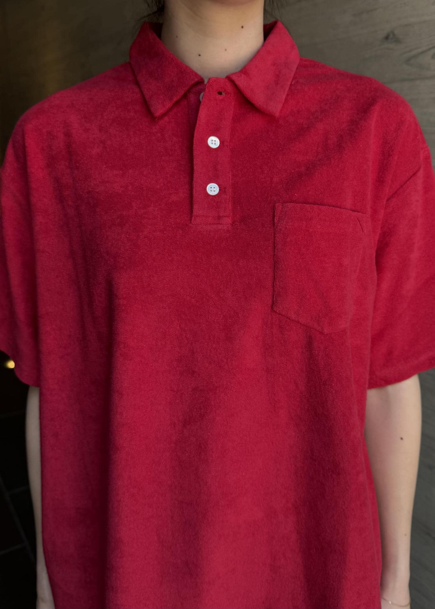 joules・ポロシャツ/Raspberry/UK6 Jake Pile SS Polo / EMI / Saturdays NYC ｜J'aDoRe JUN ONLINE