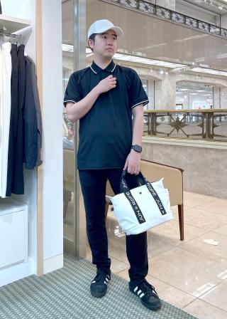 アンテロープ　ハンドバッグ　ベージュ サンローランパリ ダウンタウンカバス ラフィア×レザー 2WAY