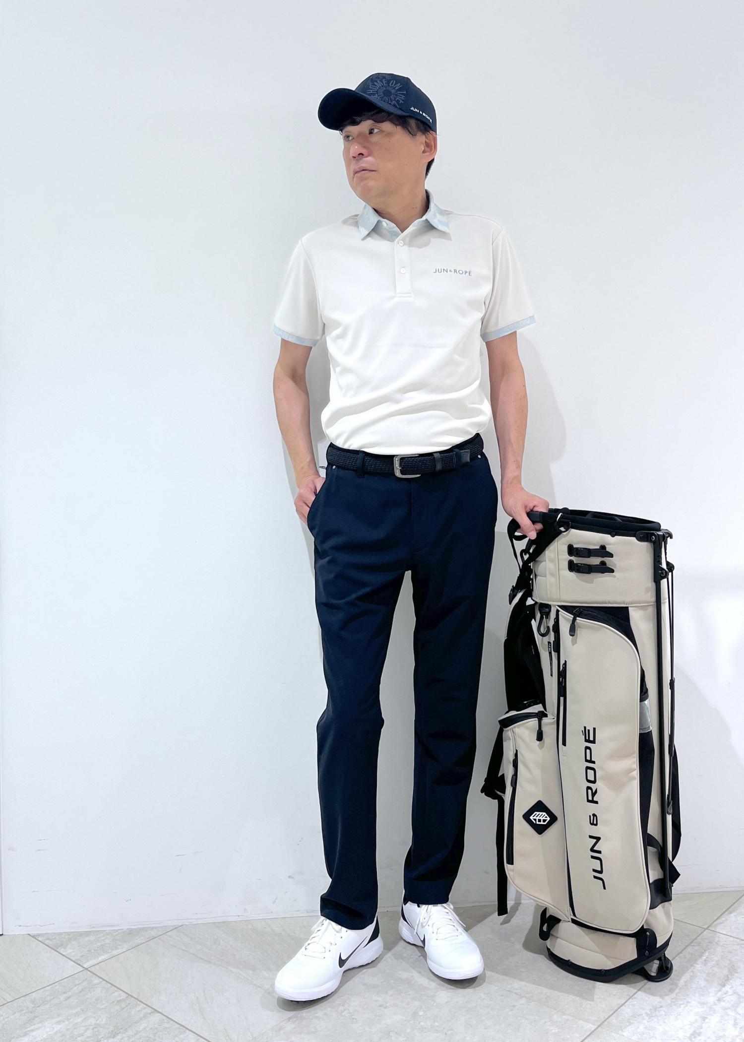 【新品】JUN & ROPÉ ゴルフシャツ Mサイズ JUN & ROPE'