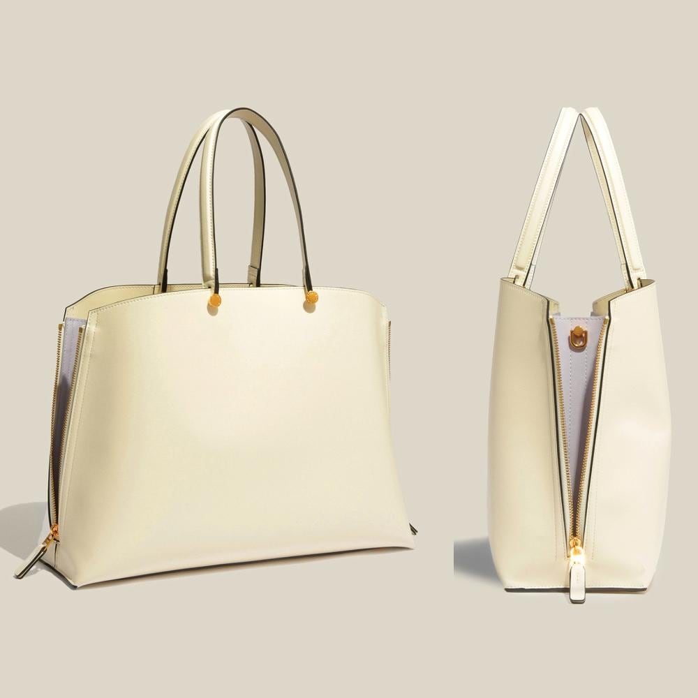 ホワイト系×ラベンダー