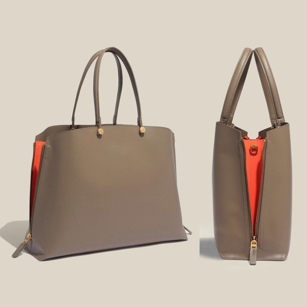 ダークブラウン×オレンジ