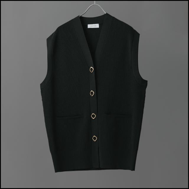 極美品　HARUNOBUMURATA シルク混　ブルゾン　金ボタン　36 BLACK DECORATIVE TOPS｜2025 Summer | J'aDoRe JUN ONLINE