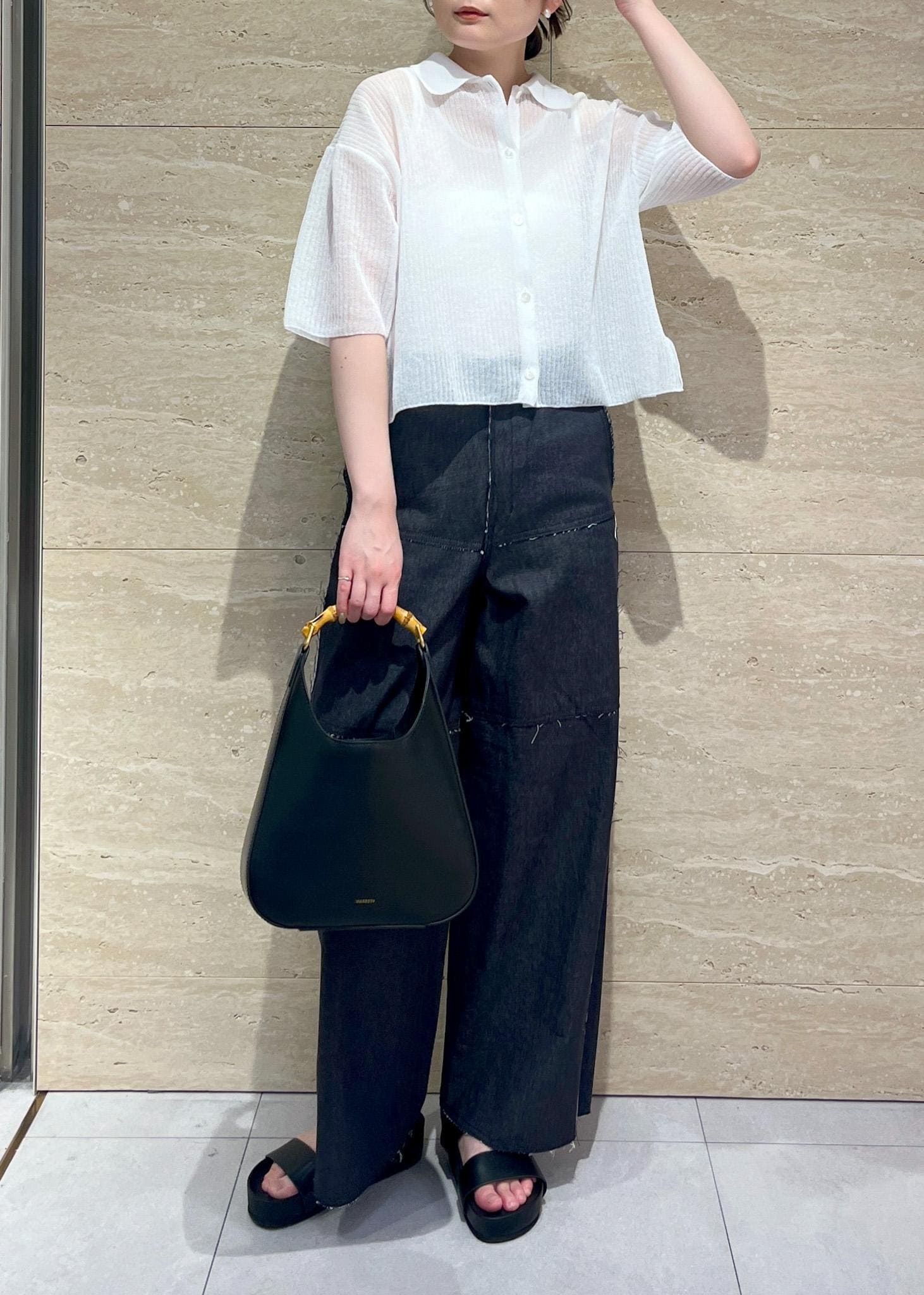 本日タイムSALE✨VONDEL（フォンデル）鍵編みポロニット 本日タイムSALE✨VONDEL（フォンデル）鍵編みポロニット トップス