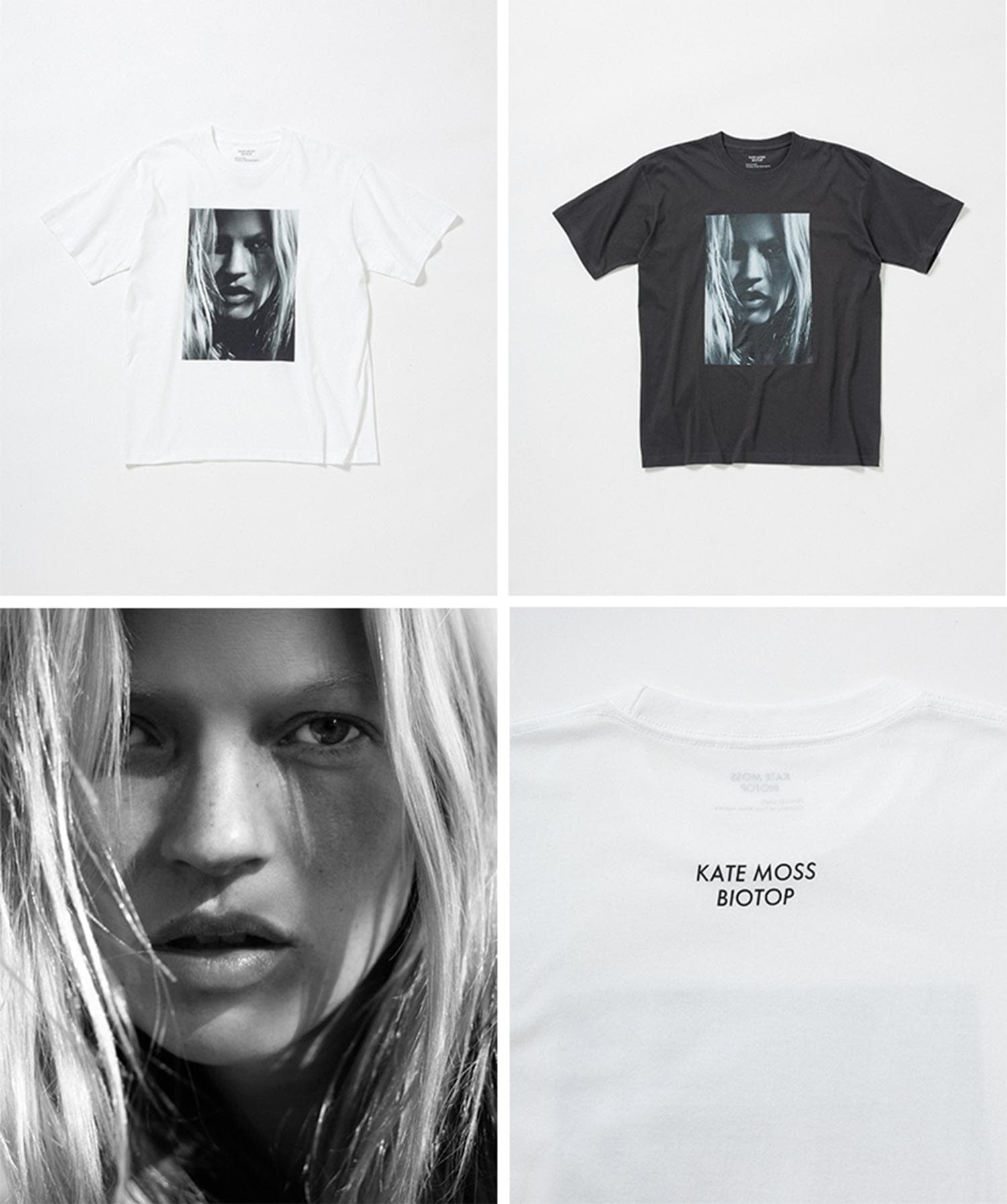 新品未使用 完売品BIOTOP Kate Moss by David Sims Kate Moss by David Sims Photo T-shirts 25SS vol.2 | J'aDoRe